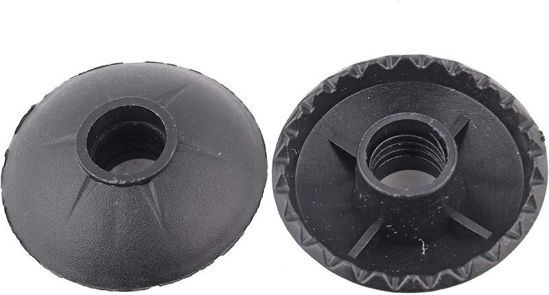 woobles 12PCS Pole Basket, Replacement Cane Tips, Pole Round Snow Ski Mud Basket Hiking Walking Stick Replacement Accessory, Black - Image 1